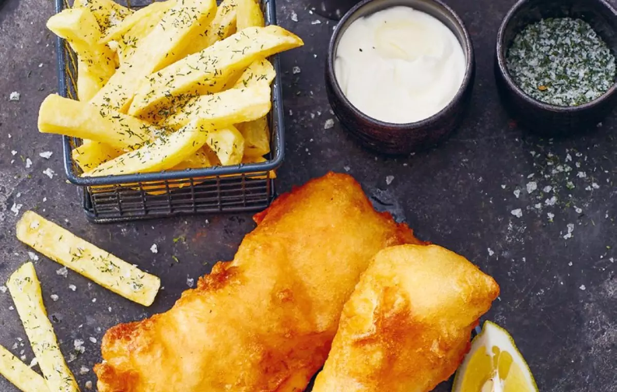 Συνταγή για fish and chips