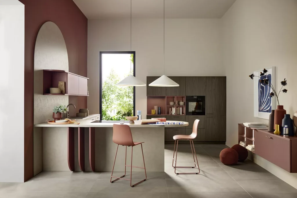 Kitchen Soft Lack - Hennarot Softmatt